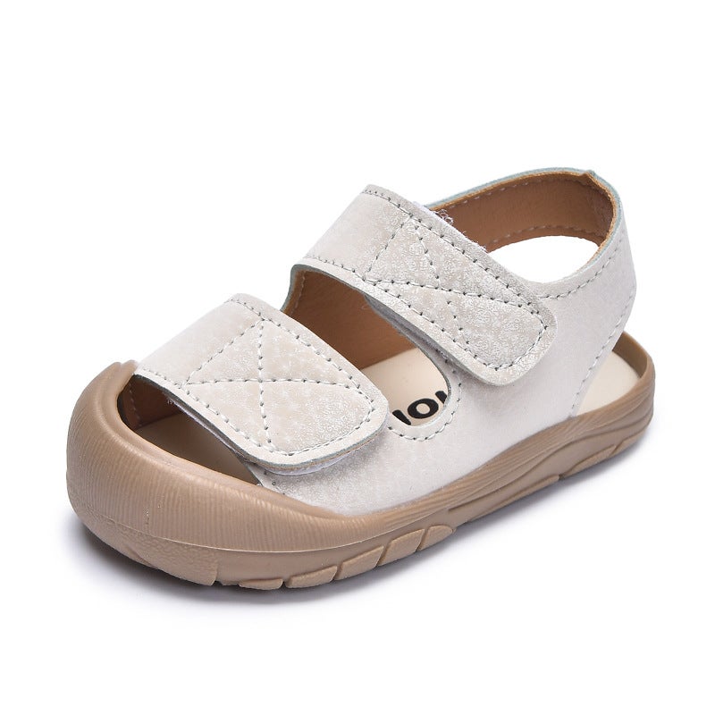 Anti-collision Baby Shoes Simple Baby Girl Toe Sandals Toddler Shoes Baby Soft Sole Summer All-match in stock Wholesale - Image 1