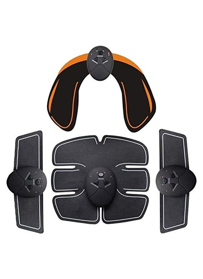 Generic - ABS Stimulator Ab Stimulator Muscle Toner Rechargeable Muscle Trainer Ultimate Abs Stimulator for Men Women Abdominal Work Out Ads Power Fitness Abs Muscle Training Gear ABS Workout Equipment Portable - Image 1