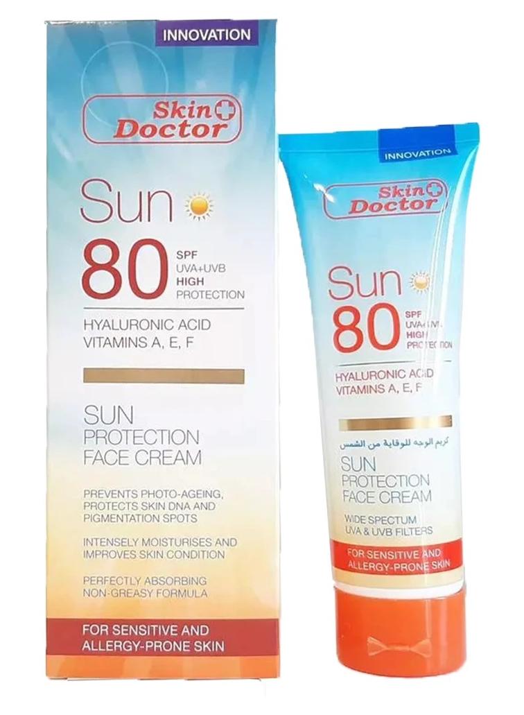 Skin Doctor Sun Protection Face Cream SPF80 125ml - Image 1