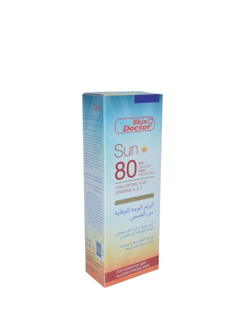 Skin Doctor Sun Protection Face Cream SPF80 125ml - Image 2