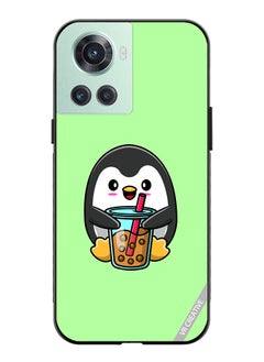Protective Case Cover For OnePlus 10R Penguine Cola Design Multicolour