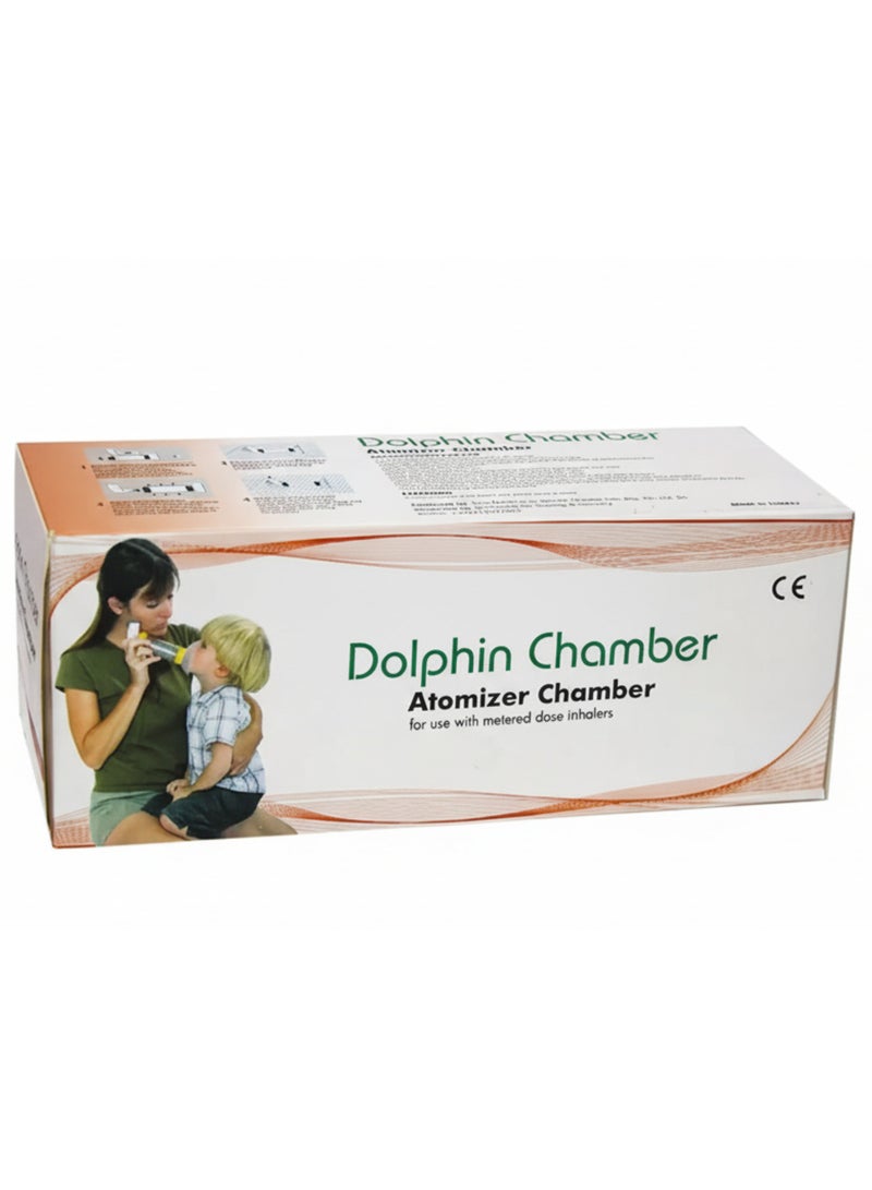 Dolphin Chamber for Kids – Inhaler Spacer – Large Size - Image 1