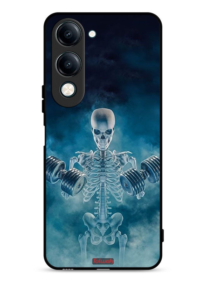 Tolwak vivo Y29s Protective Case Cover No Pain No Gain Pose - Image 1