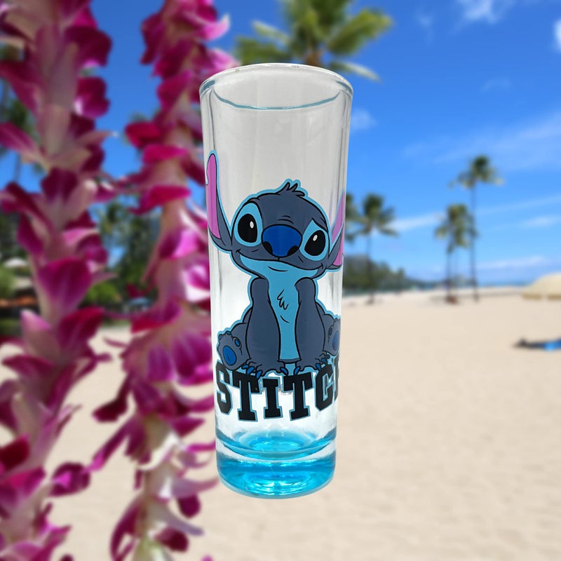 Jerry Leigh Jerry Leigh Sitting Stitch Alien Shot Glass, Disney Themed Adult Drinking Glasses, Disney Vacation Souvenirs for Men, Unique Birthday and Housewarming Gifts for Men and Women, 1 Ounce  - Image 3
