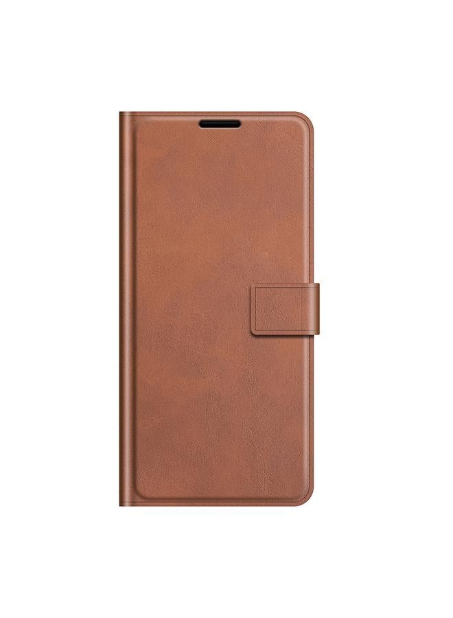 اس-توب جراب لهاتف OnePlus 9 Pro مصنوع من الجلد بتصميم عجل عتيق مع مشبك أفقي قابل للطي مع حامل وفتحات للبطاقات ومحفظة - Image 2