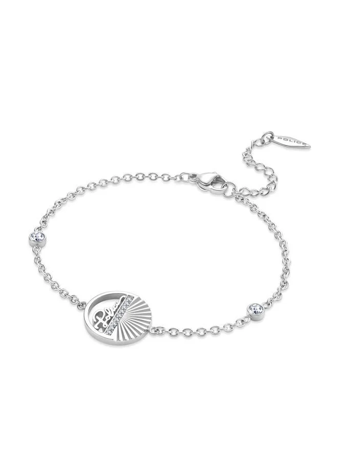 POLICE Seashell Bracelet for Women Stainless Steel with CrystalsPEJLB0002801