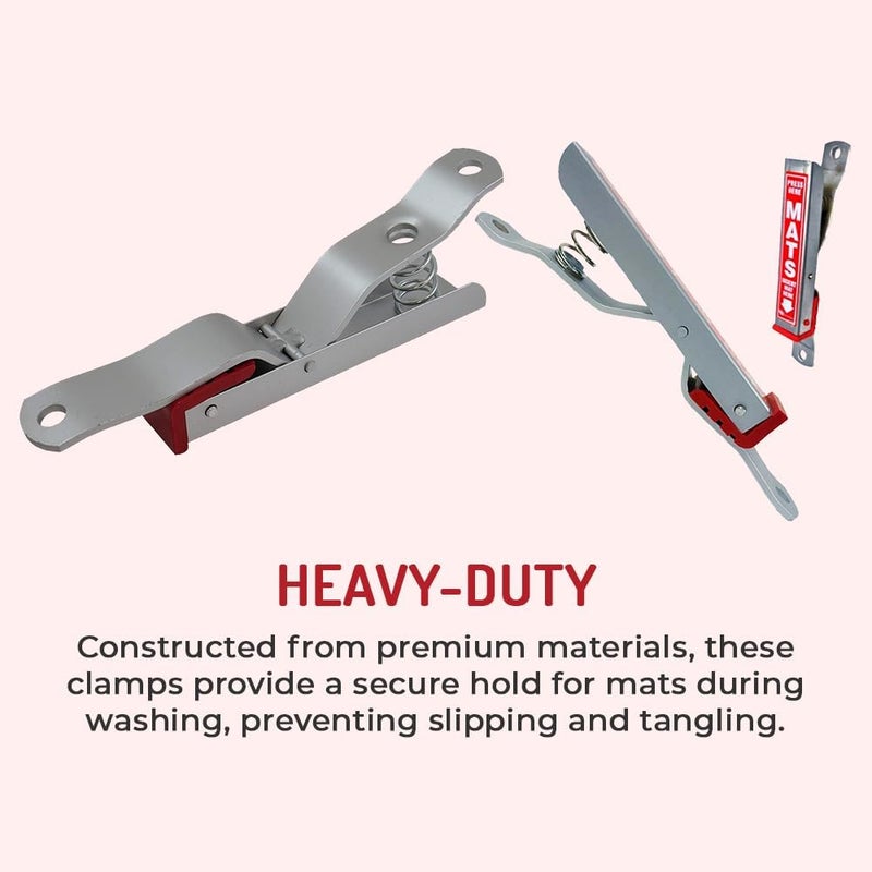 Hi-Tech Industries Aluminum Mat Clamp (HIT-MC-5) - Heavy Duty Car Mat Holder - Image 3