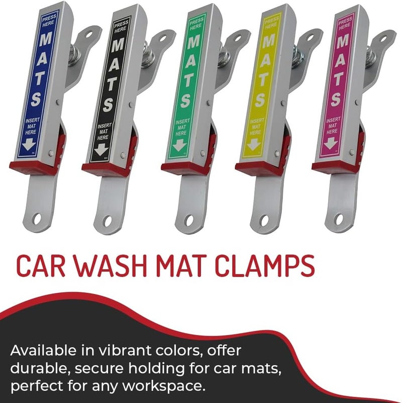 Hi-Tech Industries Aluminum Mat Clamp (HIT-MC-5) - Heavy Duty Car Mat Holder - Image 2