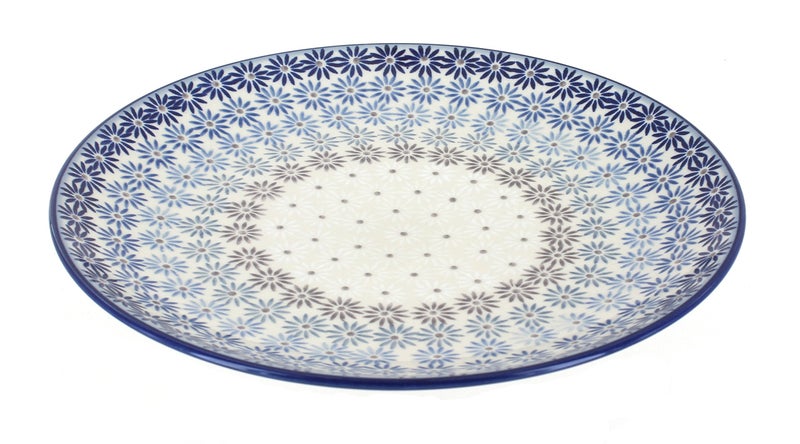Blue Rose Polish Pottery Harmony Dinner Plate