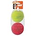 Nerf Dog Classic Squeak Ball Outdoor Dog Toy 38 Inch Dog Ball Fetch Toy Squeaking Toy for Medium and Large Breeds GreenRed 2 Count - Image 3