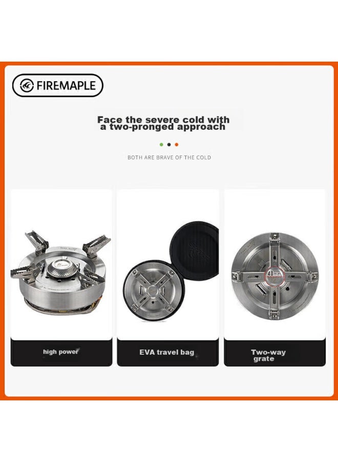 Fire-maple Portable Gas Stove, Outdoor Cooking Equipment, Camping Gear, Gas-fired Tea Brewing Stove, High-intensity Burner, Cartridge Stove - Image 5