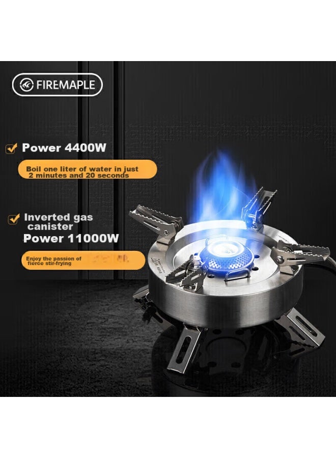 Fire-maple Portable Gas Stove, Outdoor Cooking Equipment, Camping Gear, Gas-fired Tea Brewing Stove, High-intensity Burner, Cartridge Stove - Image 3