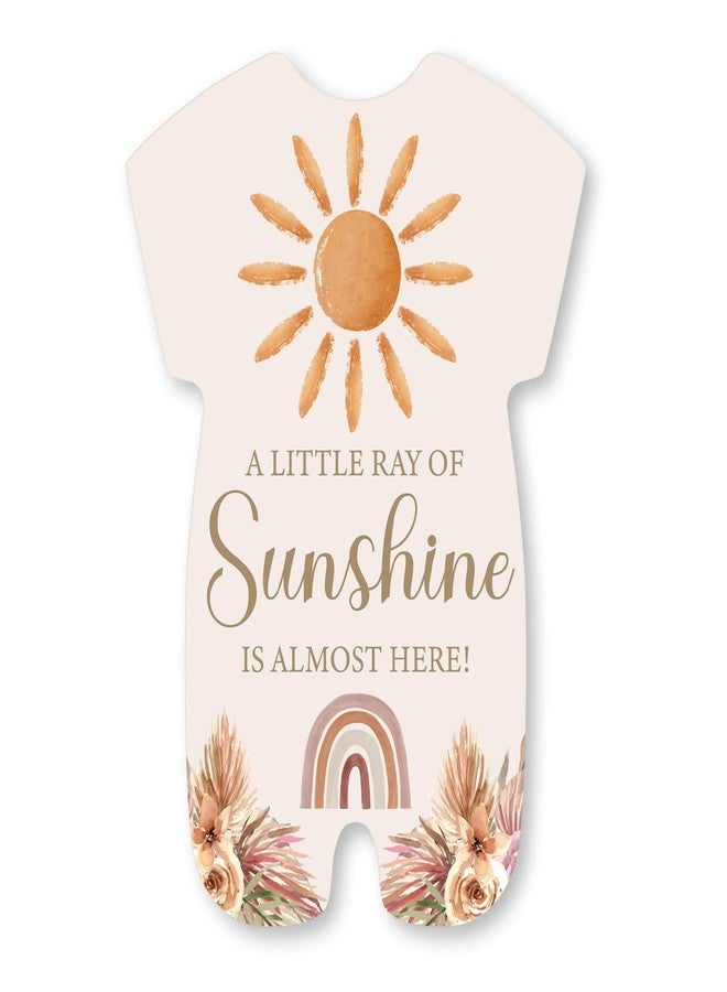 Soiceu Boho Sun Baby Shower Invitation with Envelopes Set of 20 a Little Ray of Sunshine Shaped Invitations Fill in Blank Gender Neutral Shower Party Invites - Image 4