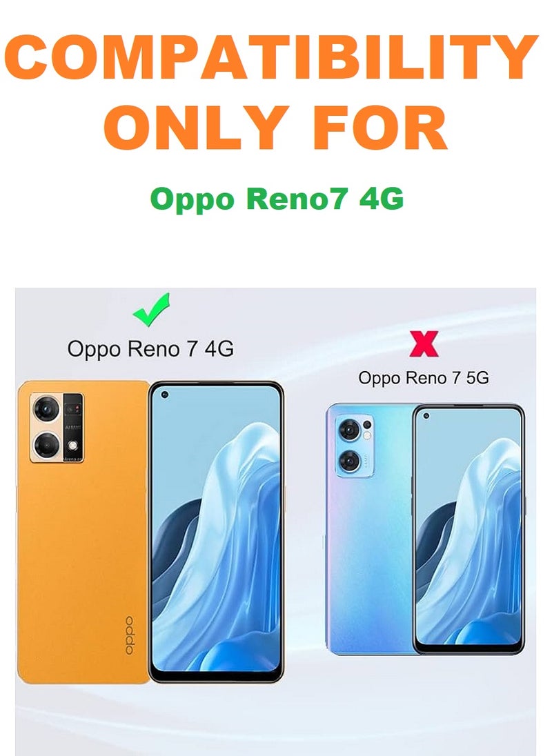 Super 2 Pieces  Tempered Glass Screen Protector Clear Designed For Oppo Reno7 Full Screen Coverage And Bubble Free - Image 2