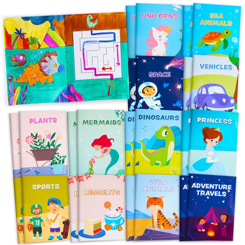JOYIN 24 Pack Coloring Books for Kids Ages 48 Bulk Mini Coloring Book for Party Favors Goodie Bags Stuffers for Kids Birthday Party Gifts Classroom Travel Activity Stocking Stuffers - Image 2