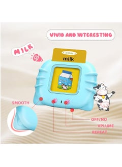 Generic Talking Flash Cards Learning Toys Kids Toddler Flash Cards Educational Toddlers Toys Reading Machine with 224 Words of English and Arabic Pronunciation Preschool Toys (Pink)  - Image 5