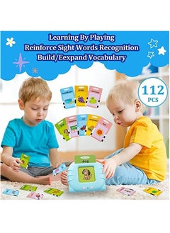 Generic Talking Flash Cards Learning Toys Kids Toddler Flash Cards Educational Toddlers Toys Reading Machine with 224 Words of English and Arabic Pronunciation Preschool Toys (Pink)  - Image 4