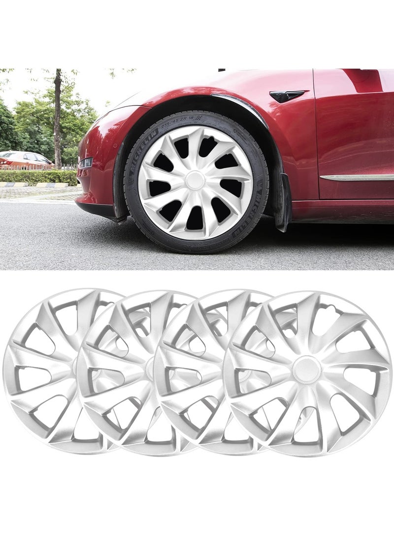 Generic Set of 4 Pcs Automotive Hub Wheel Cup with Universal Snap 14 Inch Wheel Hubcaps-On Rings  - Image 2