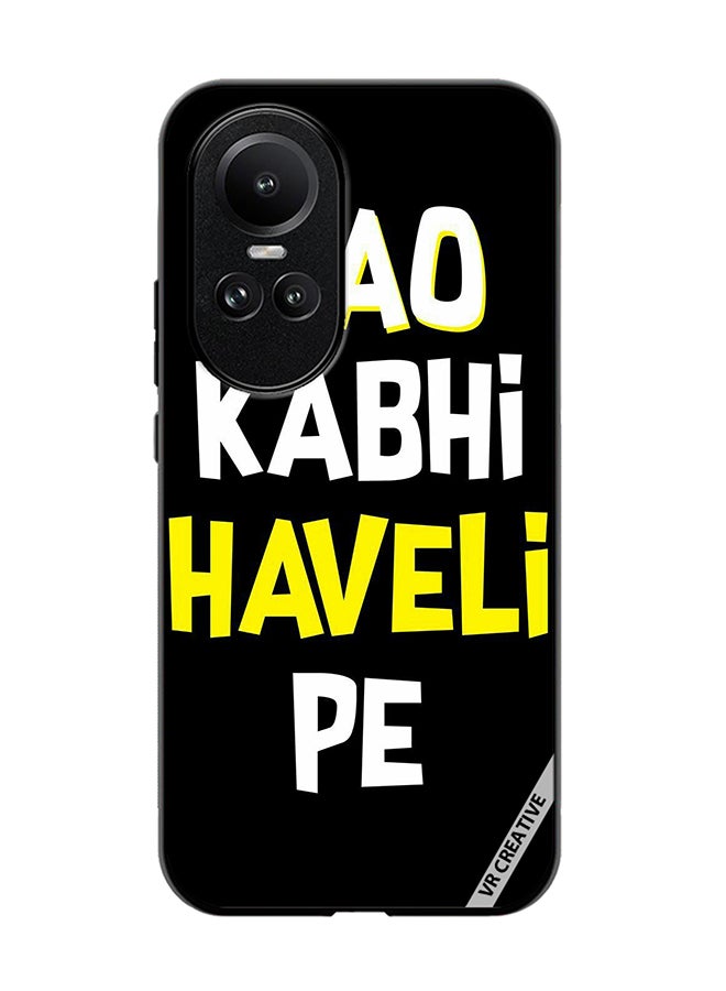VR CREATIVE Protective Case Cover For Oppo Reno 10 Aao Kavi Haveli Pe Design Multicolour - Image 1