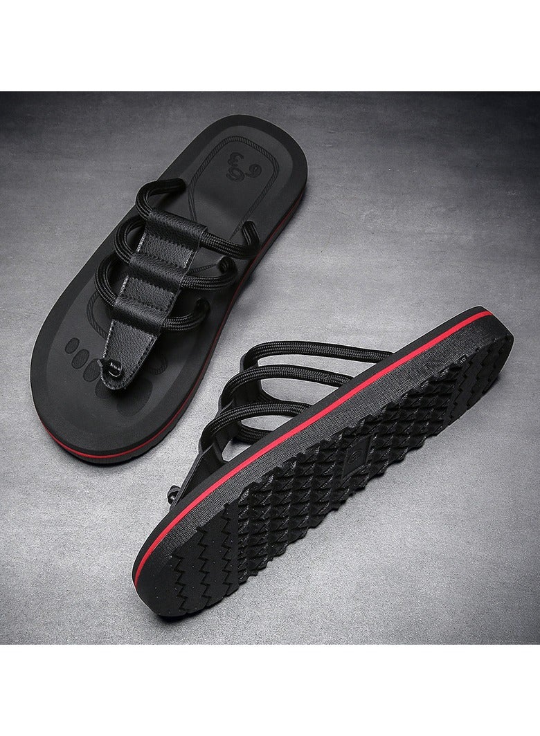 LOULUEN Non Slip Summer Beach Slippers for Home, Travel & Outdoor - Image 1