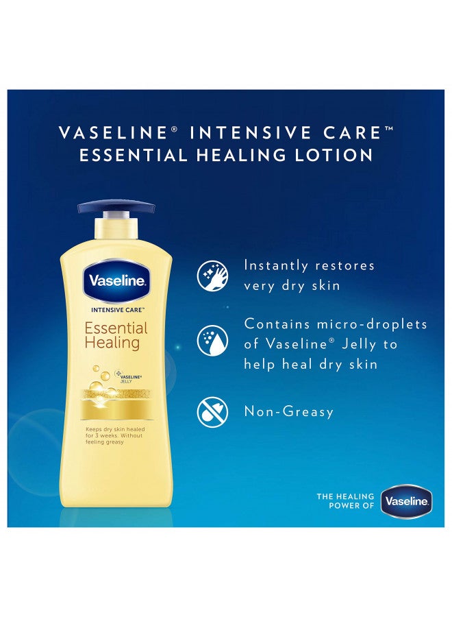 Vaseline Intensive Care Body Lotion, Essential Healing, 32 oz - Image 3