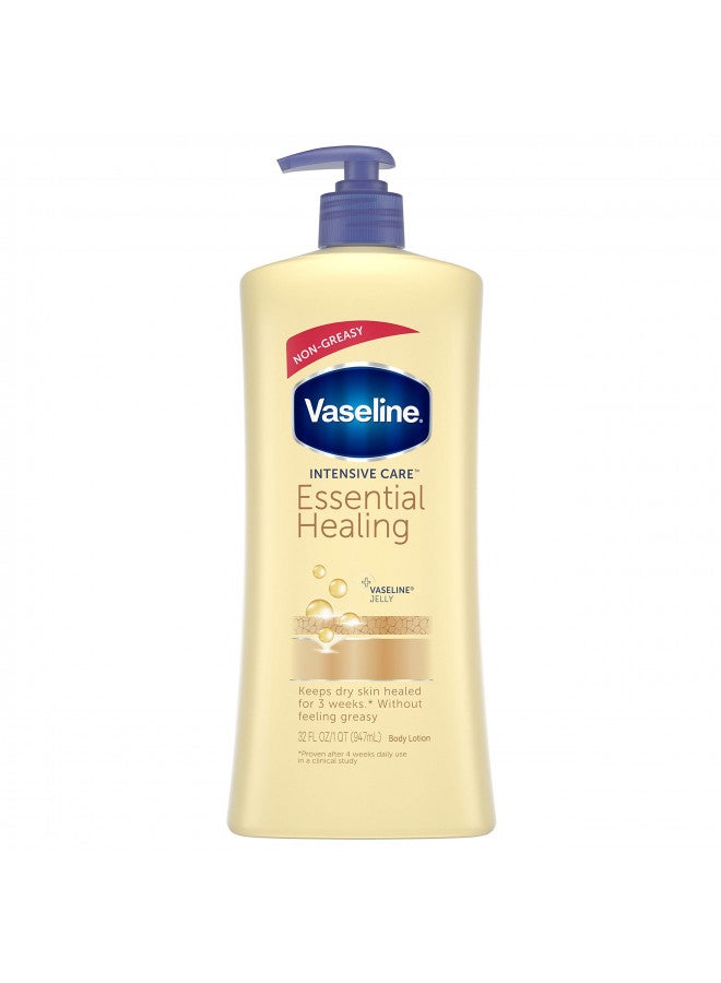 Vaseline Intensive Care Body Lotion, Essential Healing, 32 oz - Image 1