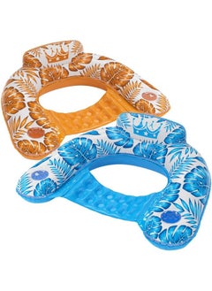 Inflatable Pool Float Chair 2 Pack Floating Pool Chair Lounge Floats For Swimming Pool Water Chair Pool Lounger With Cup Holder Pool Toy Party Floaties For Adults - pzsku/Z0C60642084BA5B84DA10Z/45/_/1688624564/df1a3b56-c326-41d3-aa24-f9e532c73765