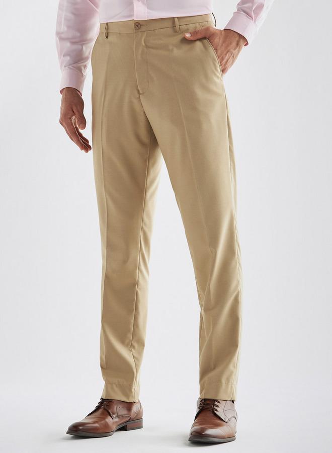 سبلاش فيڤ بنطلون سادة بخصر مرن وجيوب - Image 1