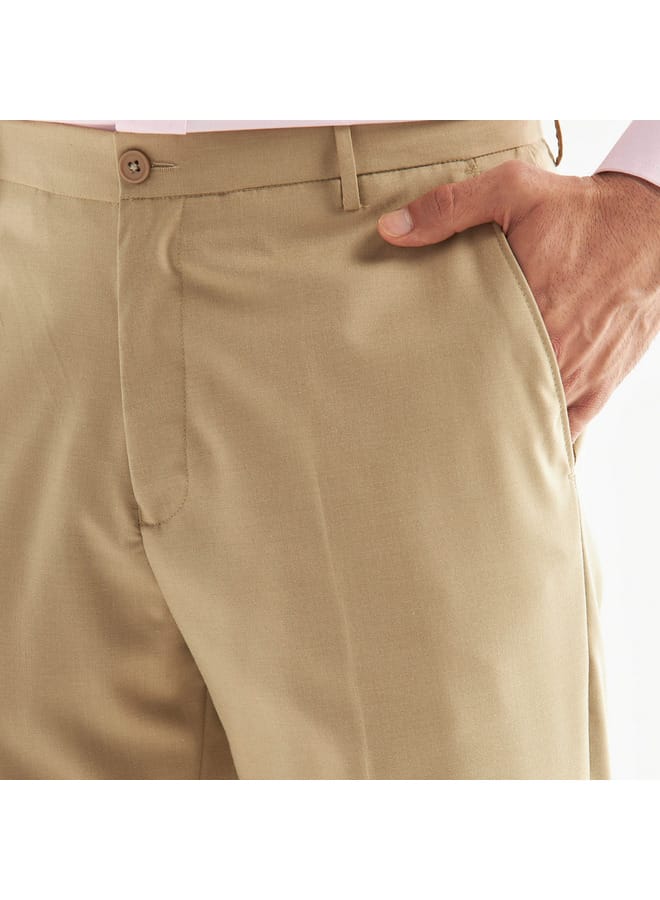 سبلاش فيڤ بنطلون سادة بخصر مرن وجيوب - Image 4