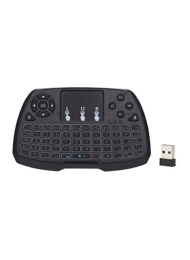 NIBEMINENT 4-Color Backlight Wireless Keyboard Touchpad Mouse Handheld Remote Control  - Image 1
