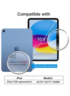 Jetech Kids Case for Ipad 10 10.9 Inch 2022 Model 10th Generation With Built in Screen Protector Shockproof Full Body Handle Stand Tablet Protective Cover Blue  - Image 2
