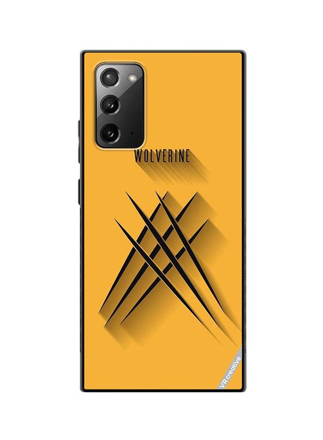 VR CREATIVE Protective Case Cover For Samsung Galaxy Note20 5G Wolverine Design Multicolour - Image 1
