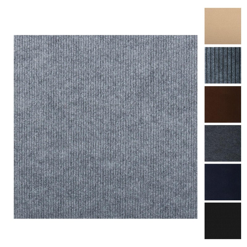 Yskzyz Carpet Tile 12 X 12 Self Adhesive Carpet Floor Tiles AntiSlip Reusable Carpet Squares Peel and Stick Carpet Floor Tile Easy Install DIY for Bedroom Living Room10 Pcs