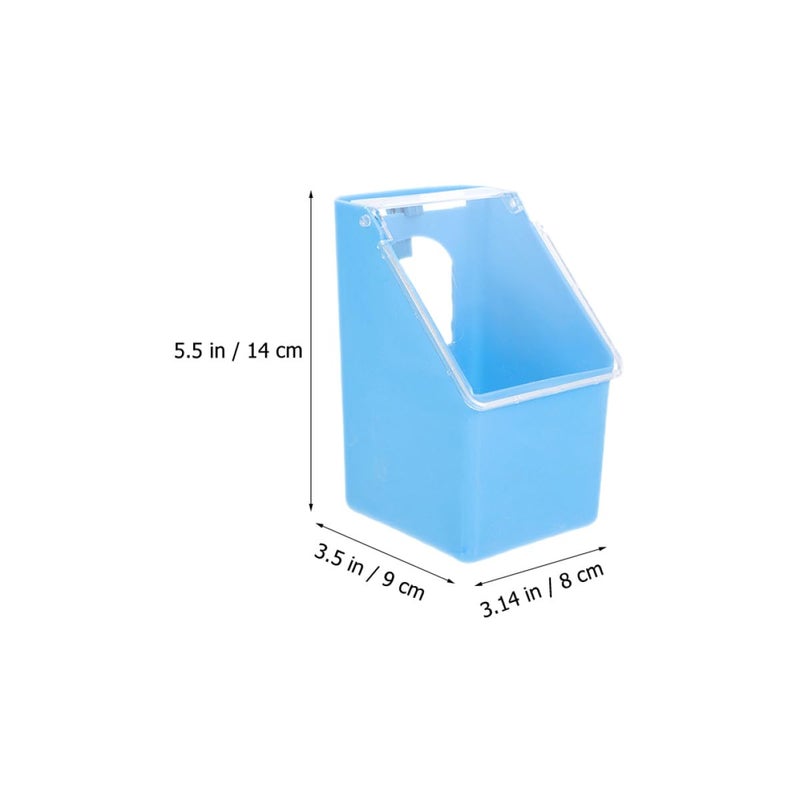 Hanging Pigeon Feeder and Water Basin 2pcs Set with Lid for Bird Cage - Image 3