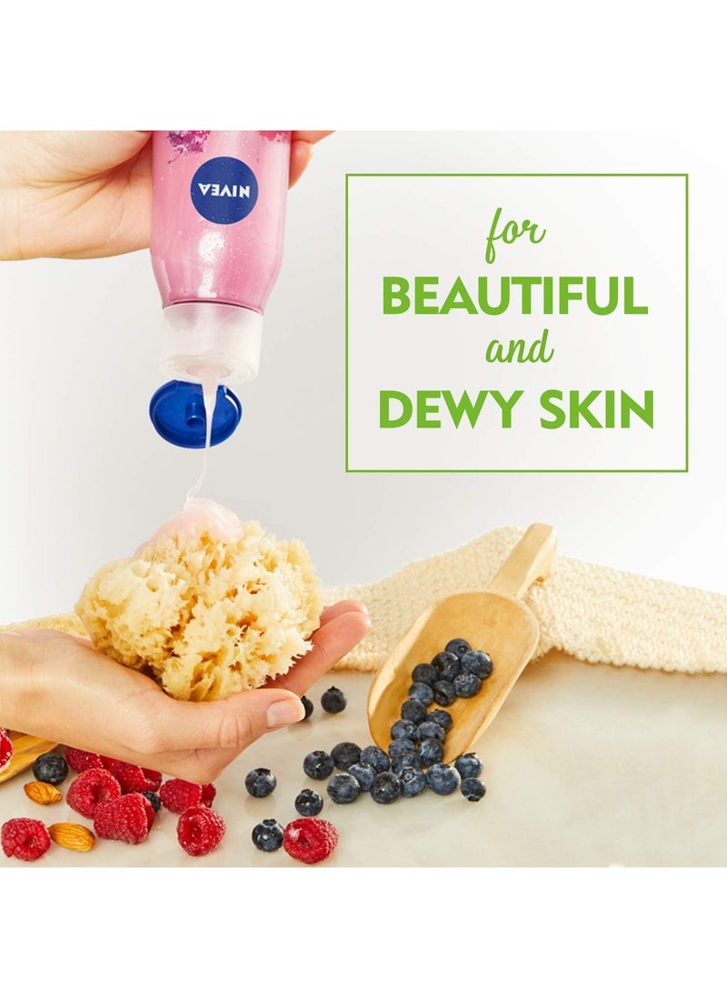 Nivea Refreshing Shower Fresh Blends Raspberry Blueberry Almond Milk 300ml  - Image 5