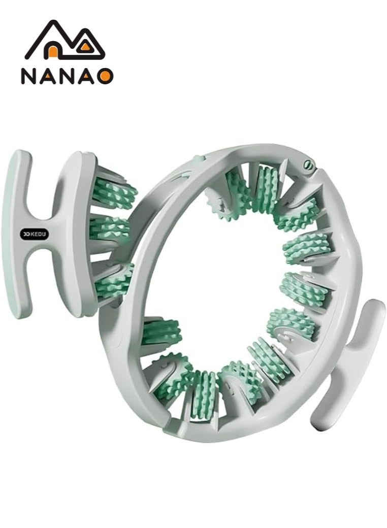 NANAO Anti Cellulite Massager, 360° Multi-Functional Ring Anti Cellulite Massager, Fascia Massage Tool for Thigh, Calf, Waist Anti Cellulite, Muscle Myofascial and Deep Tissue Pain Relief (Green)  - Image 1