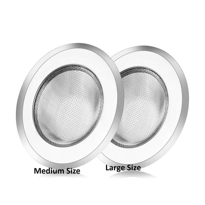 Petals Set of 2 SS Sink Drainer Protector Jali - Medium and Big Sinks Jali - Image 5