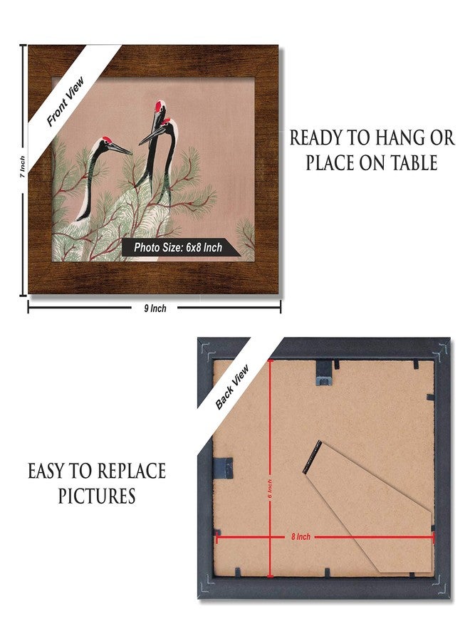 PRINTELLIGENT Photo Frames Brown (SET OF 8 (6 IN X 8 IN)) - Image 3