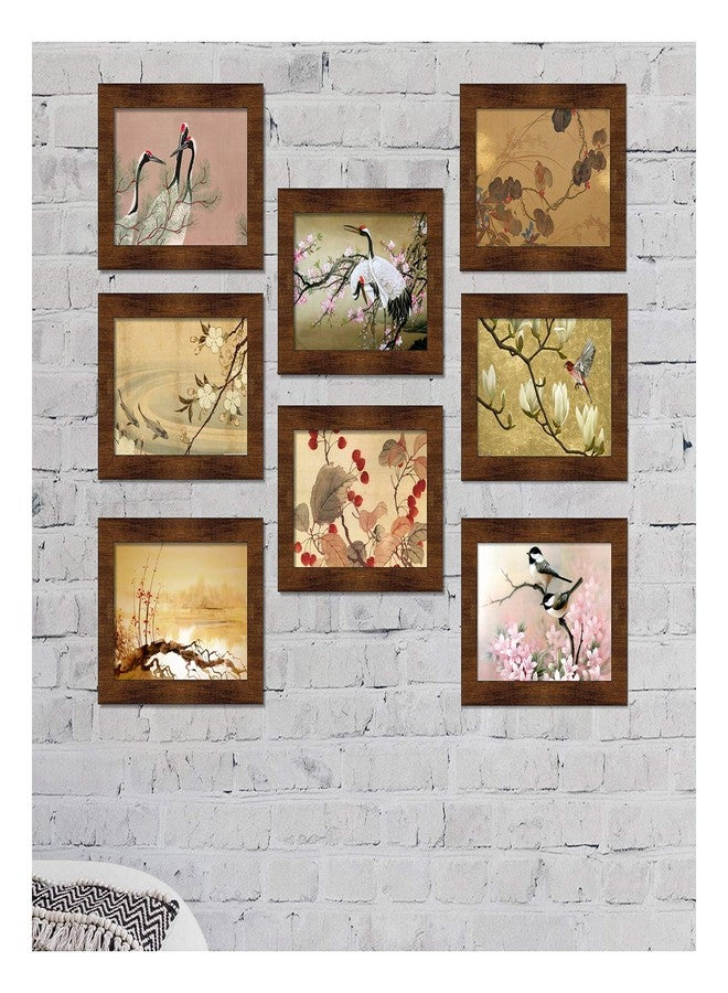 PRINTELLIGENT Photo Frames Brown (SET OF 8 (6 IN X 8 IN)) - Image 4