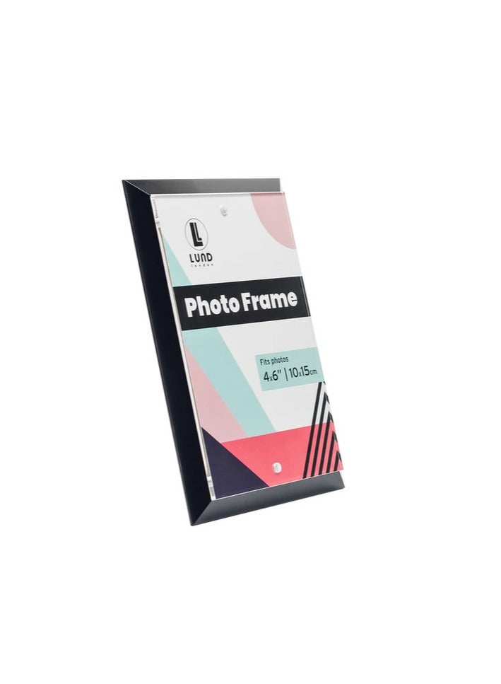 Magnet Frame Edge – 4 x 6 Photo Frame – Black