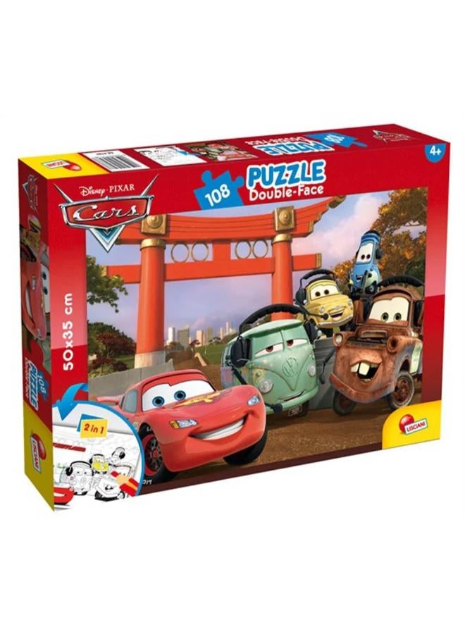 LISCIANI Liscian Cars Double-Face Puzzle - 108 pieces - Image 1