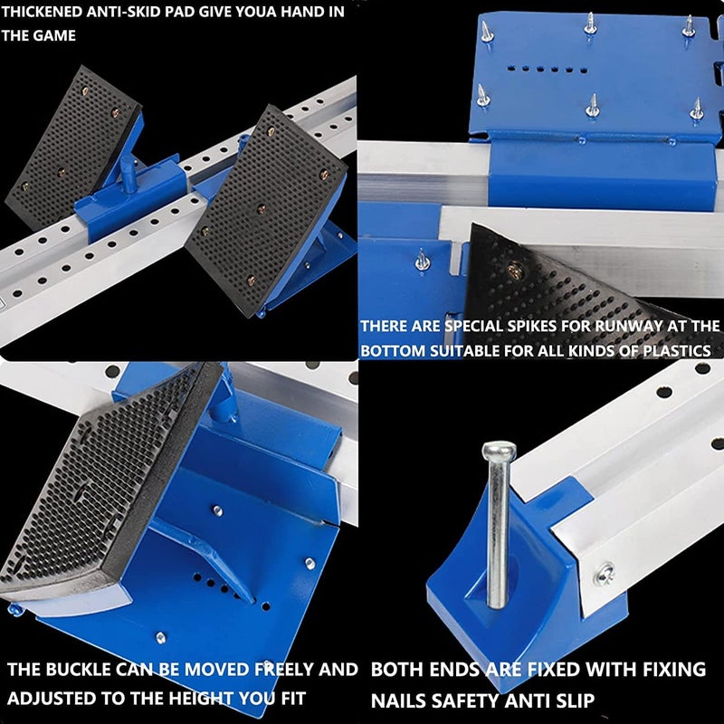 Supvision Multi-Function Starting Block 6 Angle Pedals Adjustable Sprinter Starting Block Track and Field Aluminum Suitable for Plastic Runway Cinder Track-Training Model - Image 4