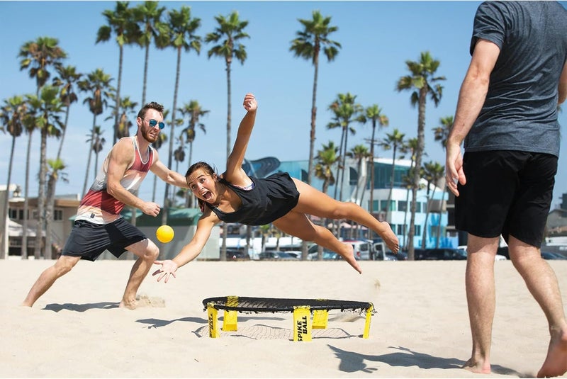 Spikeball طقم لعبة سبايك بول 3 كرات الأصلية للراوند نت، يتضمن 3 كرات، شبكة، وحقيبة - Image 5