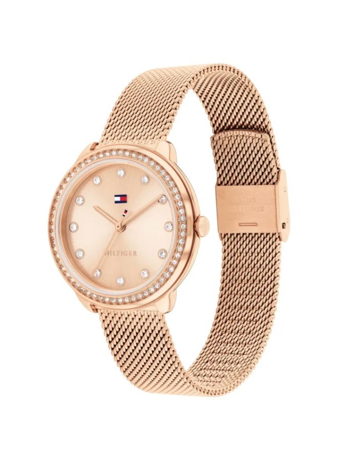 Tommy Hilfiger Women’s Watch – Model 1782700 | Elegant Rose Gold Stainless Steel Design - Image 2