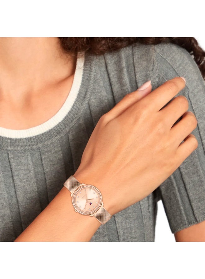 Tommy Hilfiger Women’s Watch – Model 1782700 | Elegant Rose Gold Stainless Steel Design - Image 3