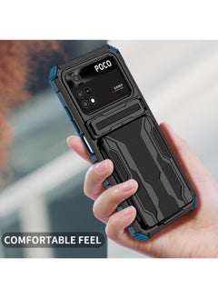 RICOONLINE Protective Case for Xiaomi Poco M4 Pro 4G Blue  - Image 5
