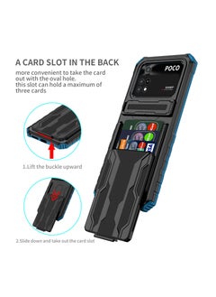 RICOONLINE Protective Case for Xiaomi Poco M4 Pro 4G Blue  - Image 2