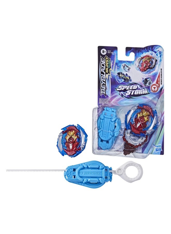BeyBlade - Burst Surge Speedstorm Infinite Achilles A6 Spinning Top Starter Pack Balance Type Battling Game Top With Launcher Toy For Kids - Image 1