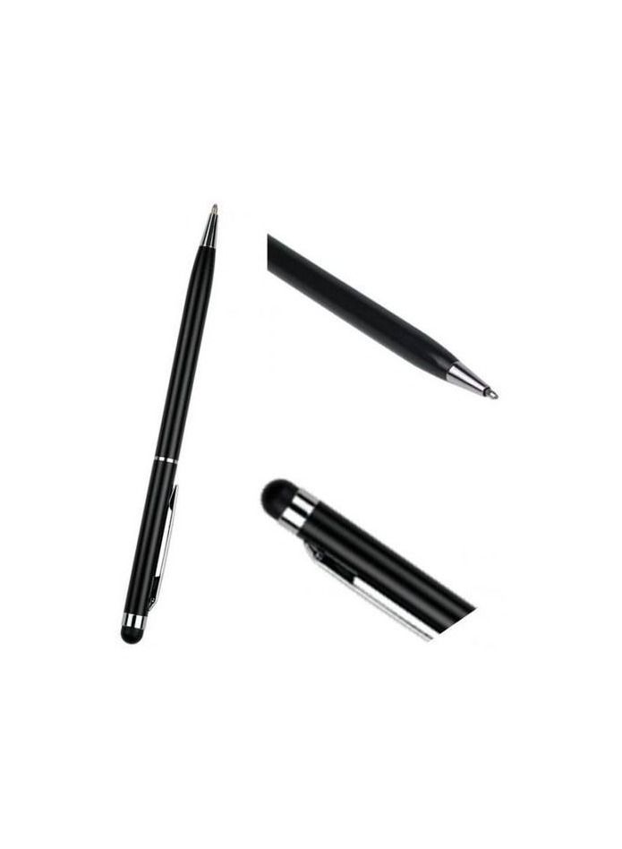 Metal Touch Pen For Smart Devices 2 In 1 Black (3 Pcs) - Image 3