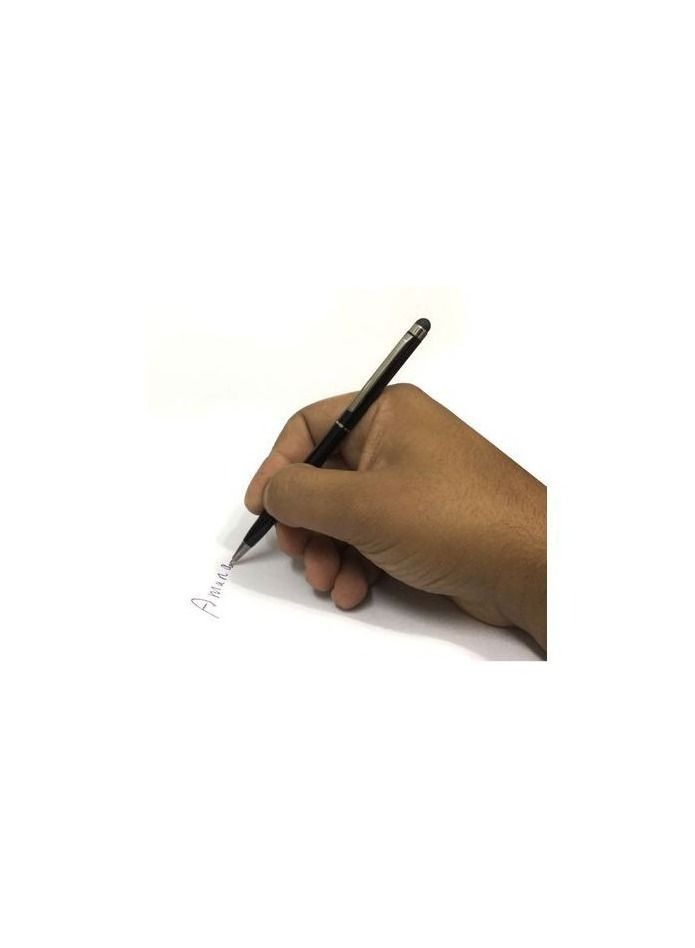 Metal Touch Pen For Smart Devices 2 In 1 Black (3 Pcs) - Image 5